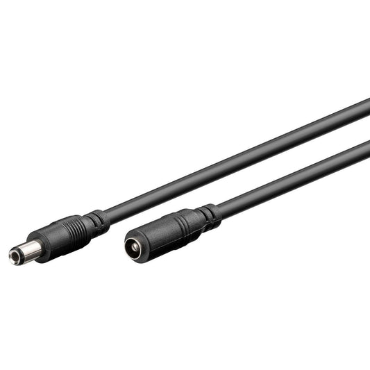 Câble d'extension Goobay DC 2,5 mm noir différentes longueurs