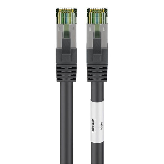 Câble patch Goobay CAT 8.1 S/FTP PiMF, connecteur industriel RJ45, différentes longueurs