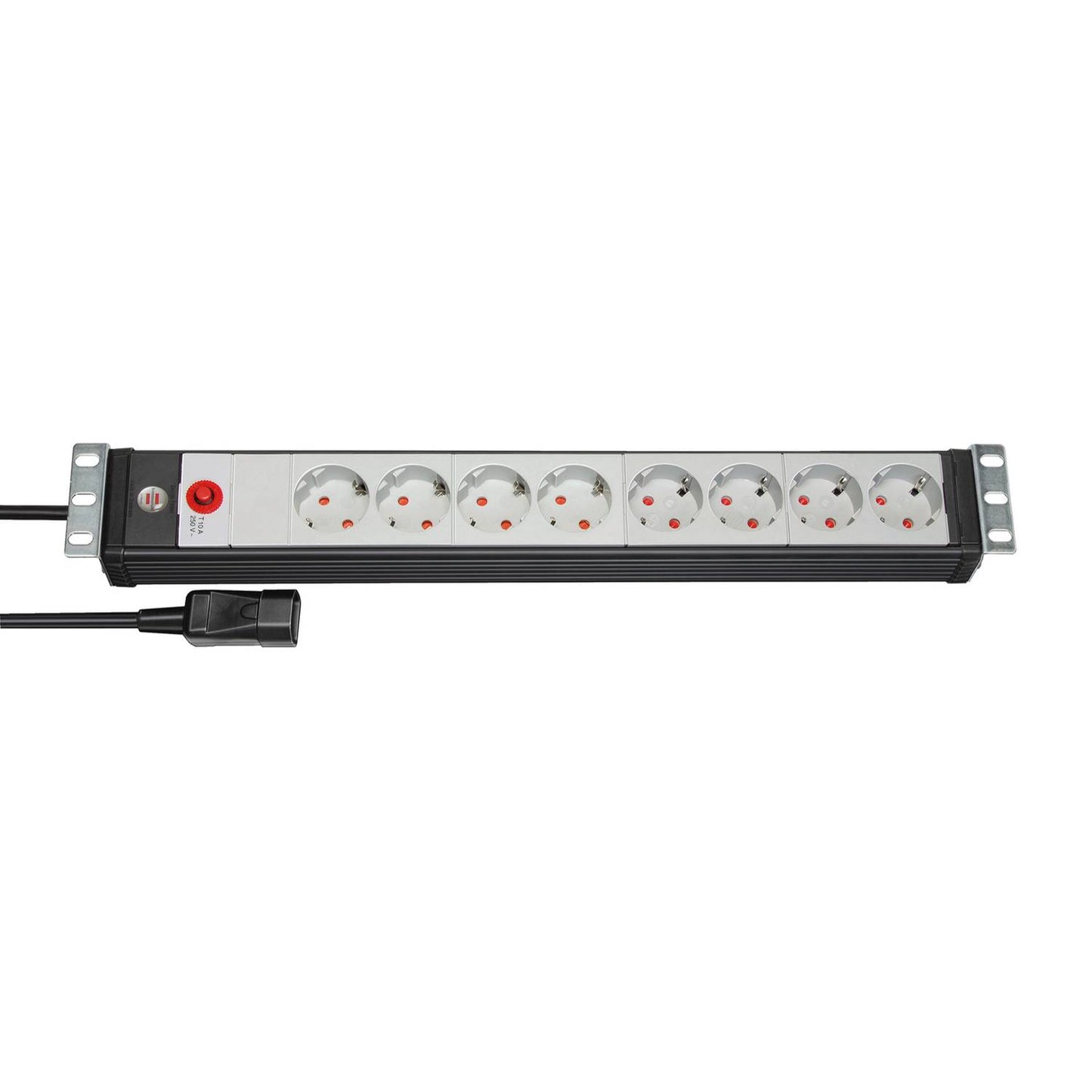 Brennenstuhl Premium-Line 19" avec connecteur IEC 8 voies pour armoires électriques