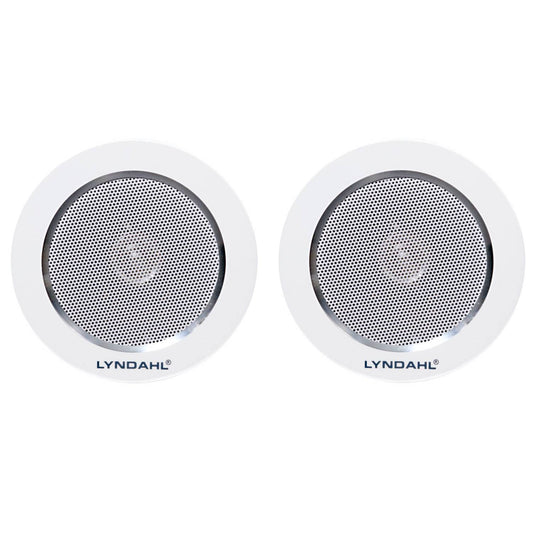 LYNDAHL CS120AL paire d'enceintes plafond 2 voies design 120 mm, aluminium