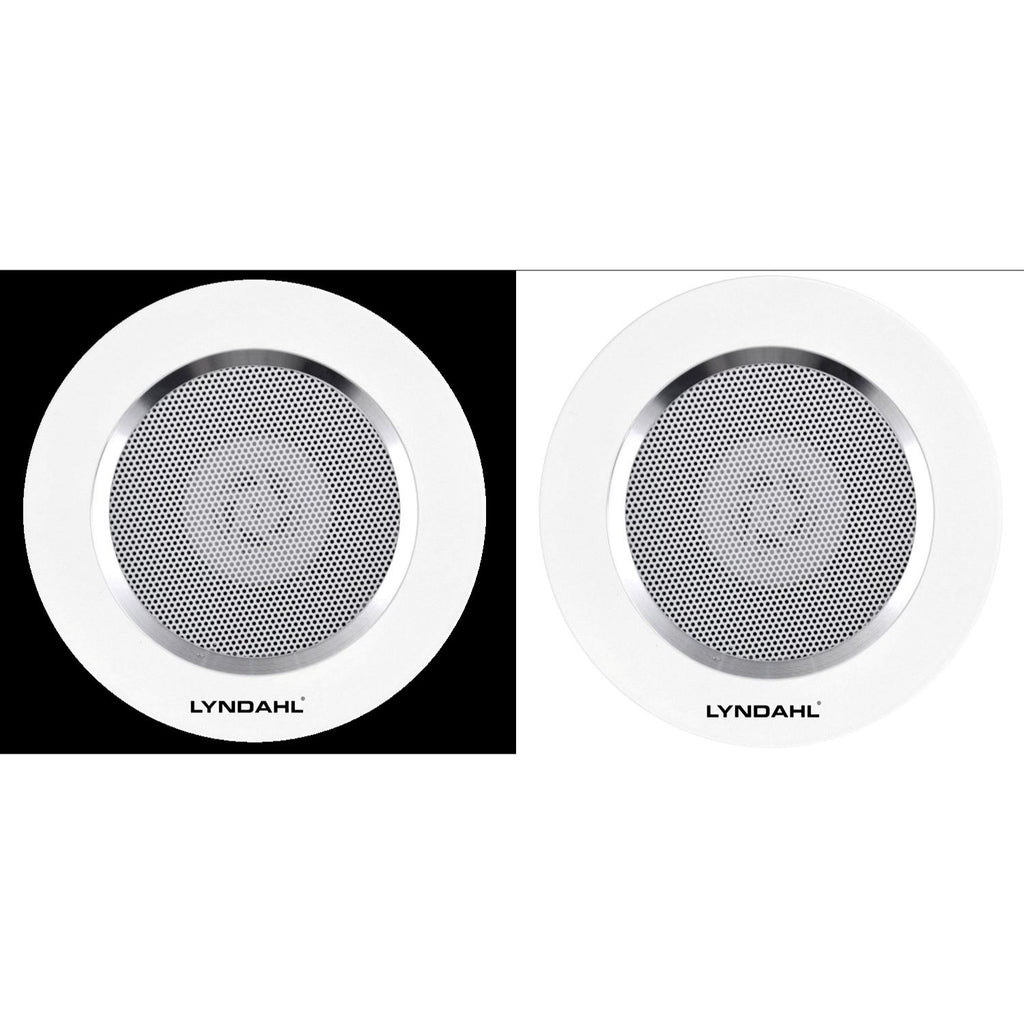 LYNDAHL CS120AL paire d'enceintes plafond 2 voies design 120 mm, aluminium
