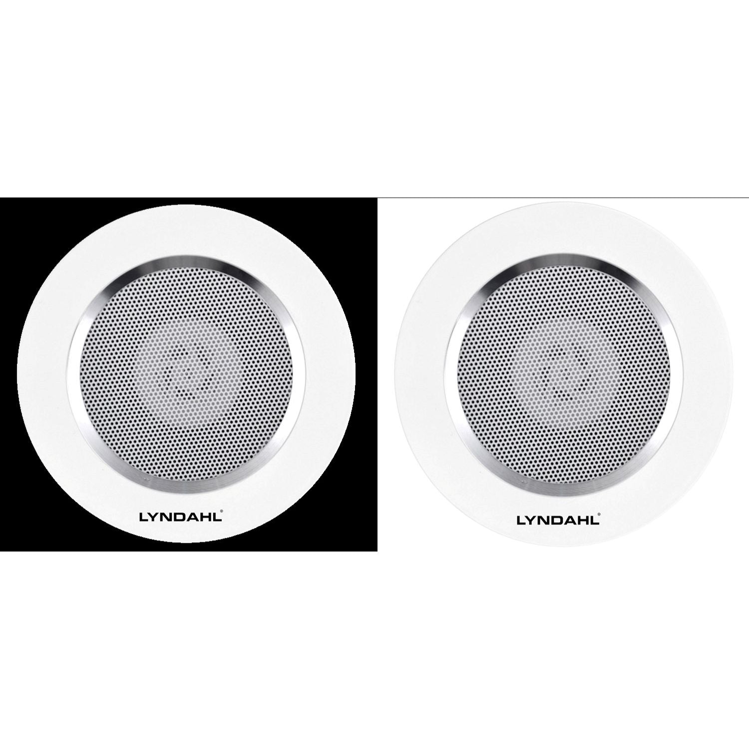 LYNDAHL CS120AL paire d'enceintes plafond 2 voies design 120 mm, aluminium