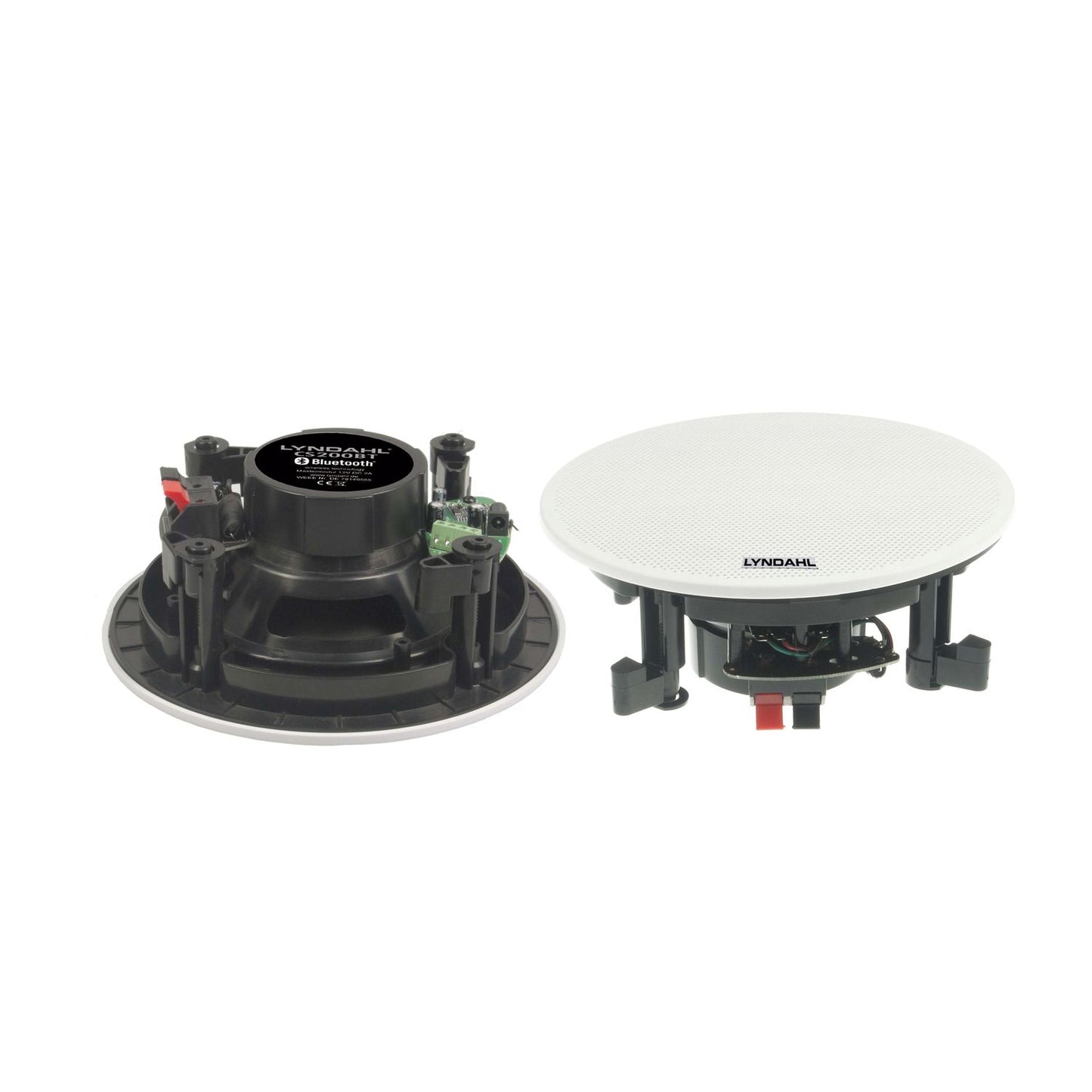zalias Lyndahl CS200BT, système d'enceintes encastrables 2 voies avec Bluetooth, blanc