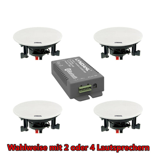 Kit LYNDAHL CS200BT avec 2 ou 4 haut-parleurs et amplificateur Bluetooth