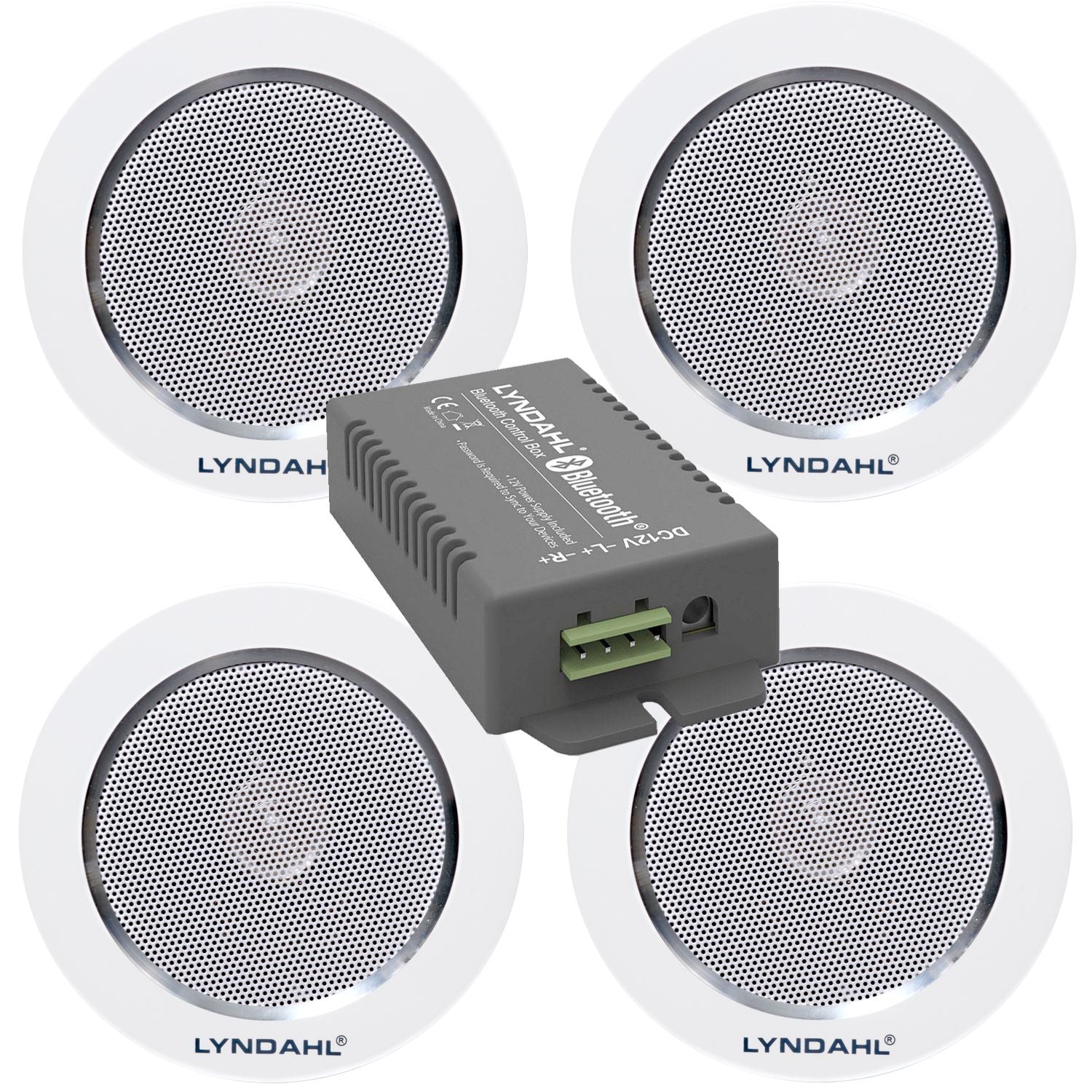 Ensemble d'enceintes LYNDAHL, CS200BT-AMP et CS120AL, avec 2 ou 4 enceintes