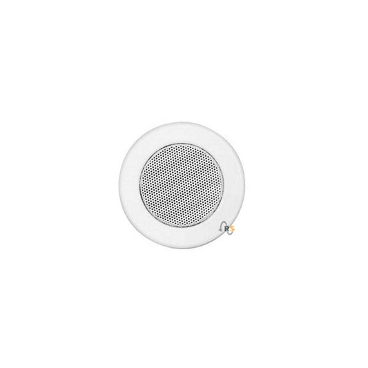 Haut-parleur encastrable 100mm rond, 20Ohm, panier métal blanc