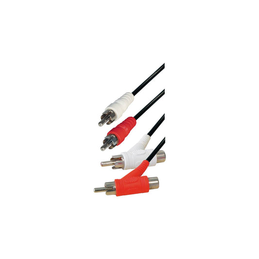 Câble Cinch avec fiches cylindriques 1,5 m