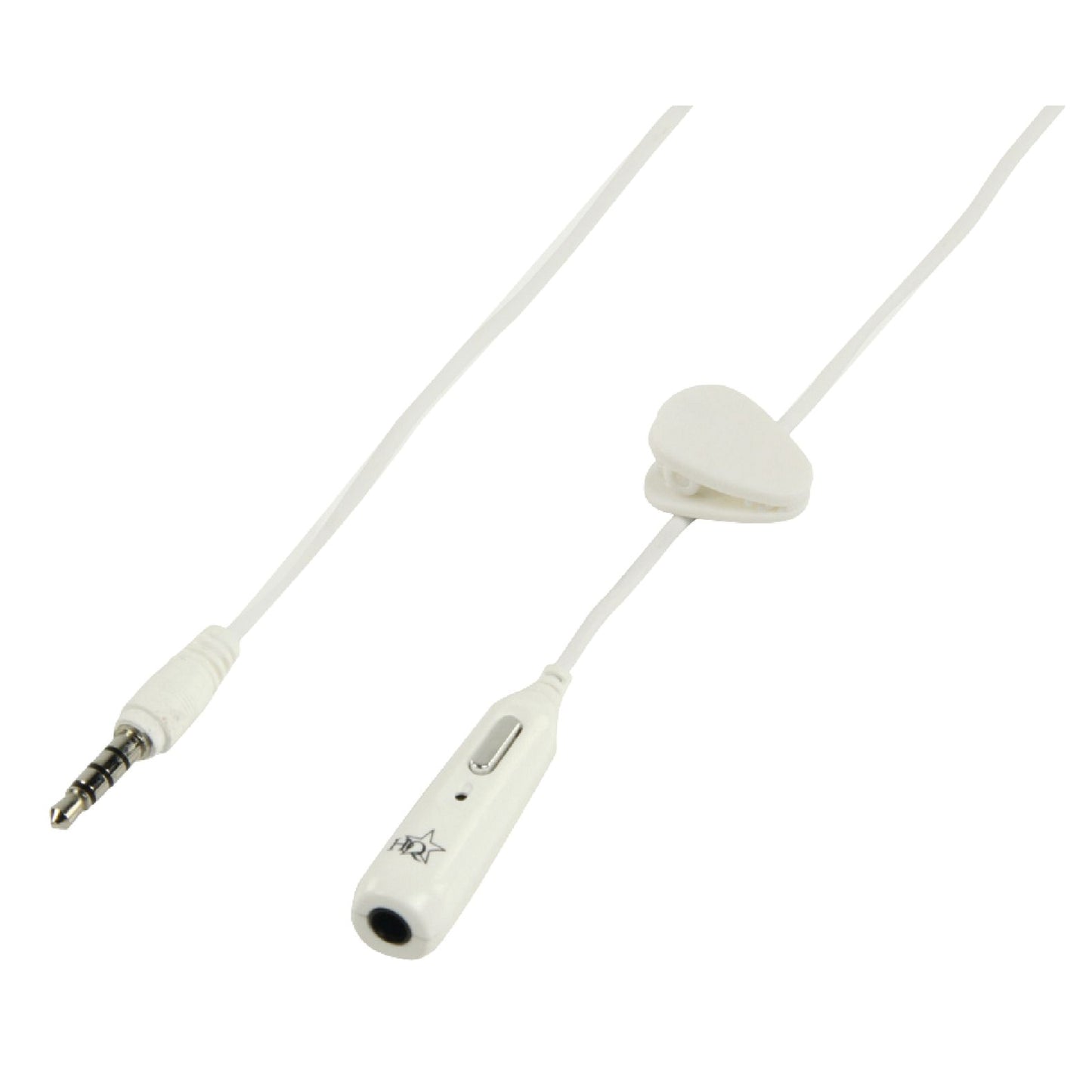 Adaptateur casque avec microphone, blanc, par exemple : pour iPhone