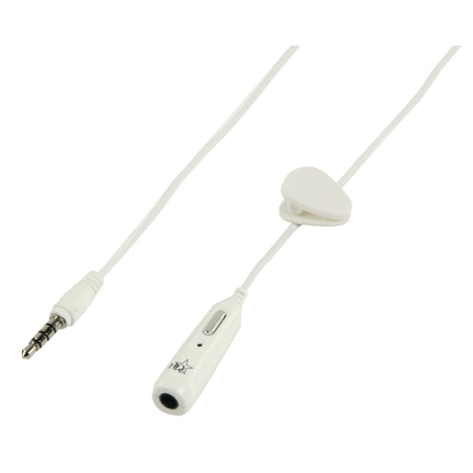 Adaptateur casque avec microphone, blanc, par exemple : pour iPhone