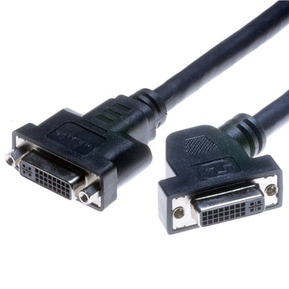Lyndahl LKPK004 Câble adaptateur DVI-I pour montage sur panneau (support F/F) longueur 0,2