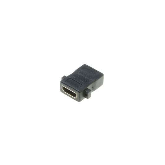 Lyndahl LKPA008 Adaptateur de montage sur panneau HDMI droit, adaptateur de panneau HDMI 1.4 F/F, plaqué or