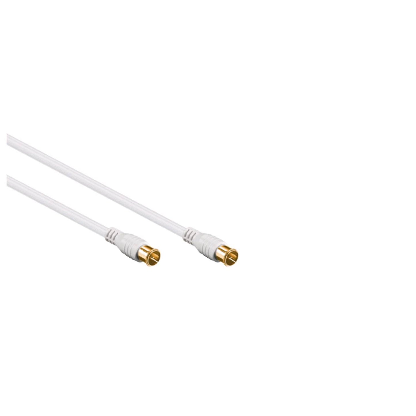 Câble d'antenne avec connecteurs Quick F plaqués or de différentes longueurs