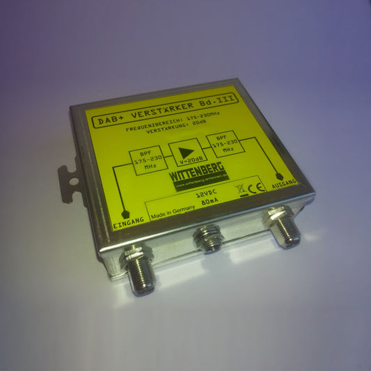Amplificateur Wittenberg DAB+ pour la plage de fréquences : 175-230 MHz