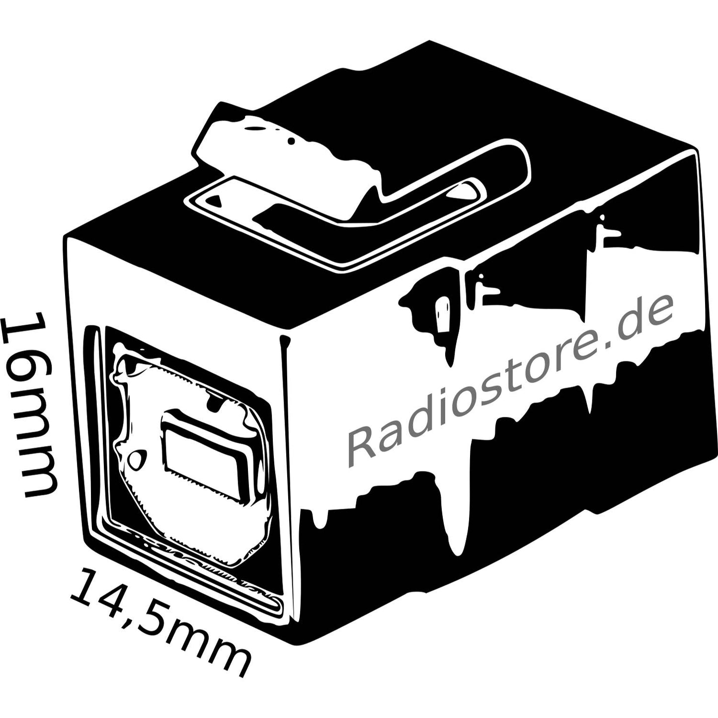 Lyndahl LKK0138 Clé de voûte CAT6a F/F - RJ45