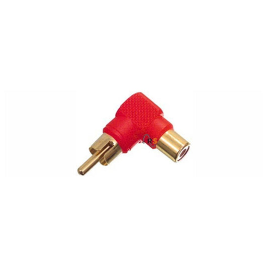 Adaptateur d'angle Cinch fiche cinch vers raccord cinch rouge