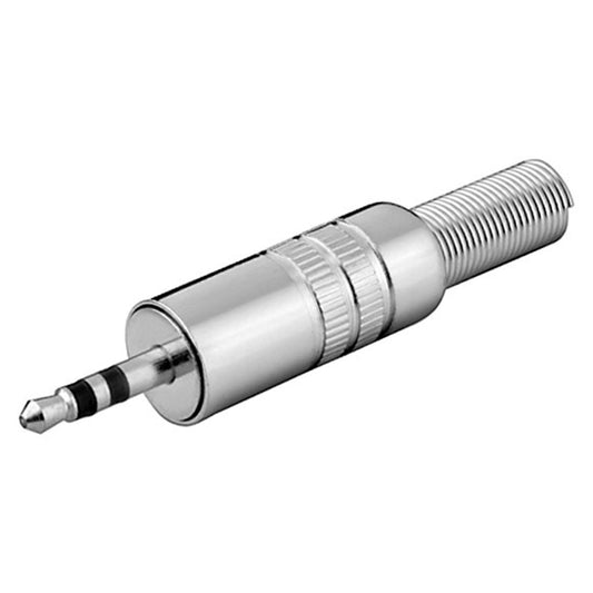 Fiche jack 3,5 mm stéréo, métal