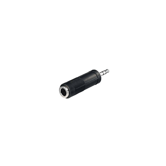 Adaptateur fiche jack 3,5 mm vers couplage jack 6,3 mm