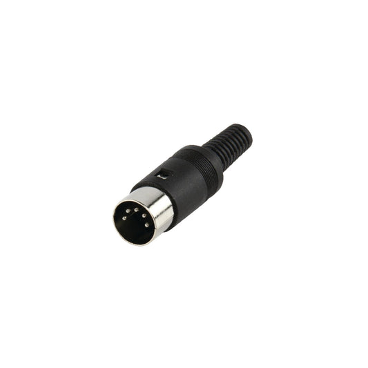 Connecteur de diode 5 broches, 180 degrés, couvercle en plastique