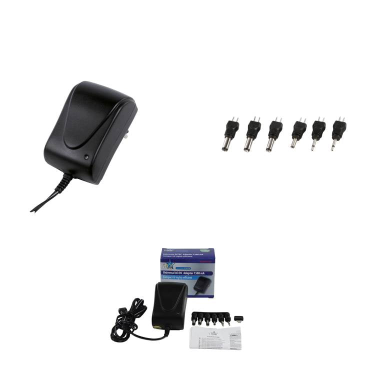 Alimentation à découpage universelle HQ 3-12V, 1500mA, seulement 0,3 watts en veille