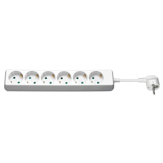 goobay multiprise 6 prises blanc avec sécurité enfant