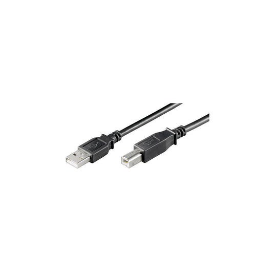 Câble de connexion USB 2.0 fiche A - fiche B, noir, différentes longueurs