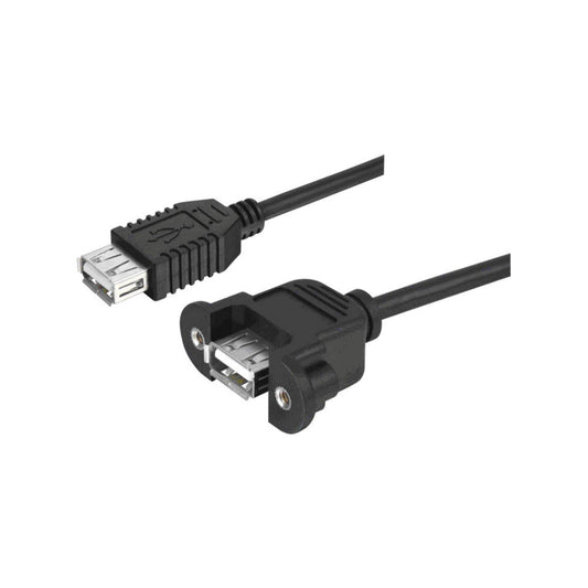 Lyndahl LKPK013 Câble adaptateur USB 2.0 pour montage sur panneau avant (prise 2x A) 0,2 m