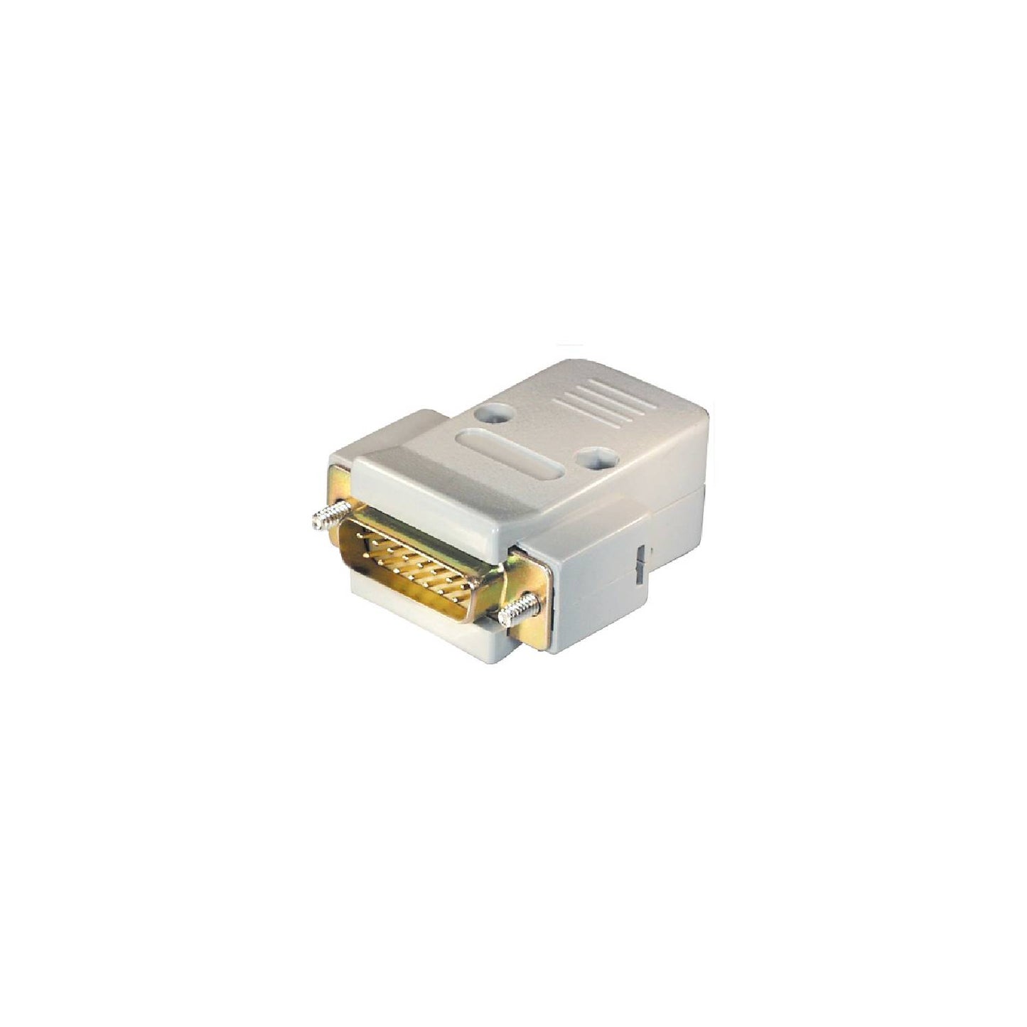 Connecteur Sub - D/Centronics, 15 broches, gris