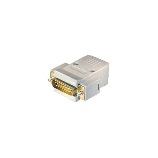 Connecteur Sub - D/Centronics, 15 broches, gris