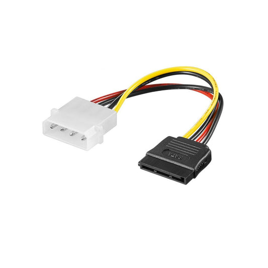 Adaptateur prise 5,25" vers S-ATA 15 broches, 0,13 m