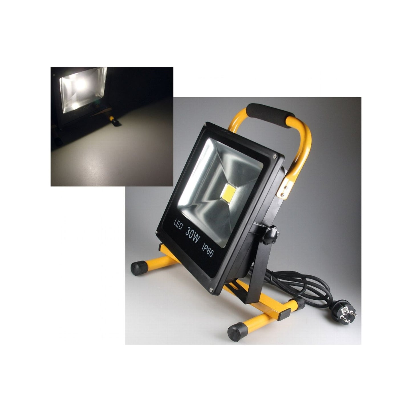 Projecteur LED Chilitec, 30 W, avec pied, IP44, 260V
