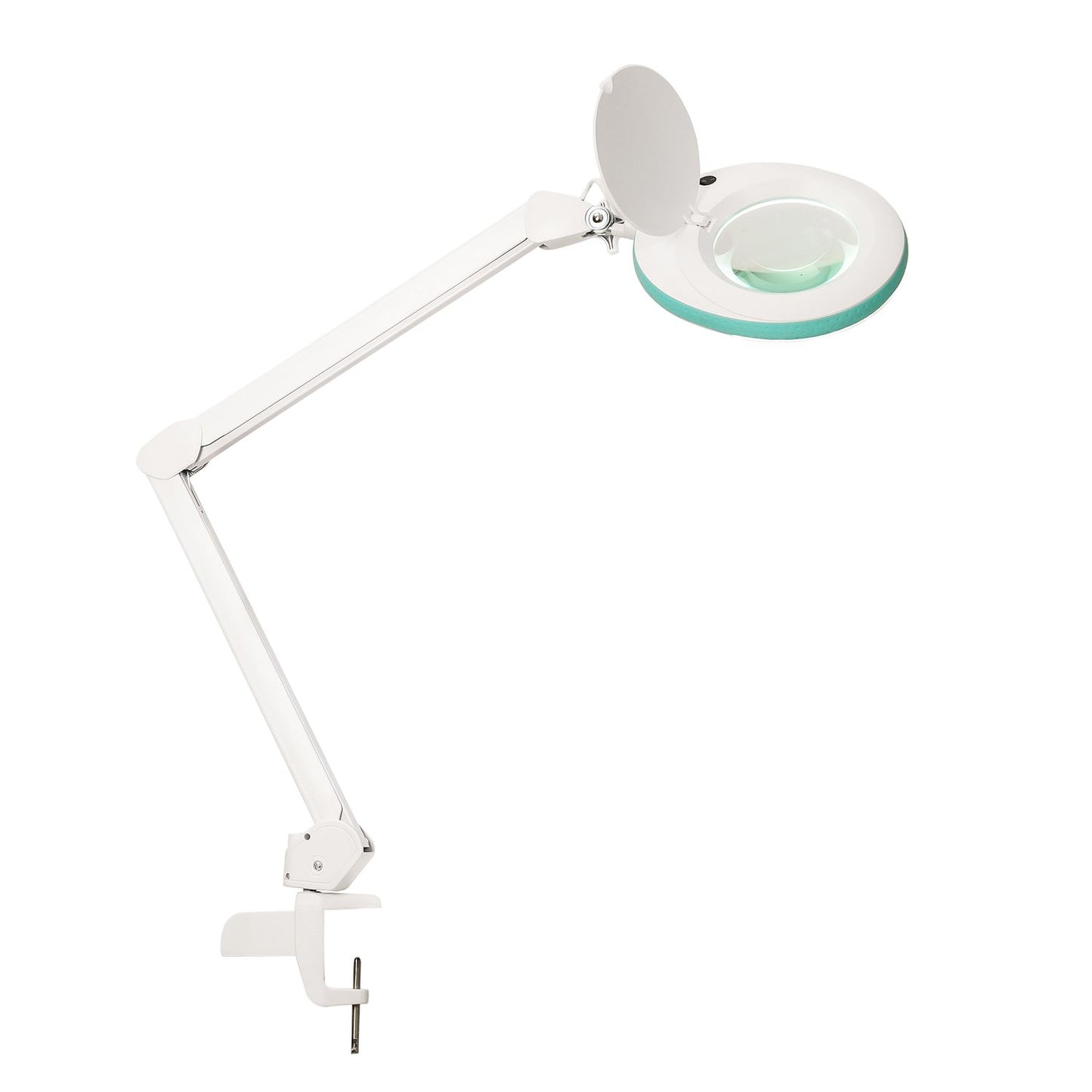 Lumeno 7213/15/18GR lampe loupe/lampe de travail 96 LEDs, protection en caoutchouc coloré