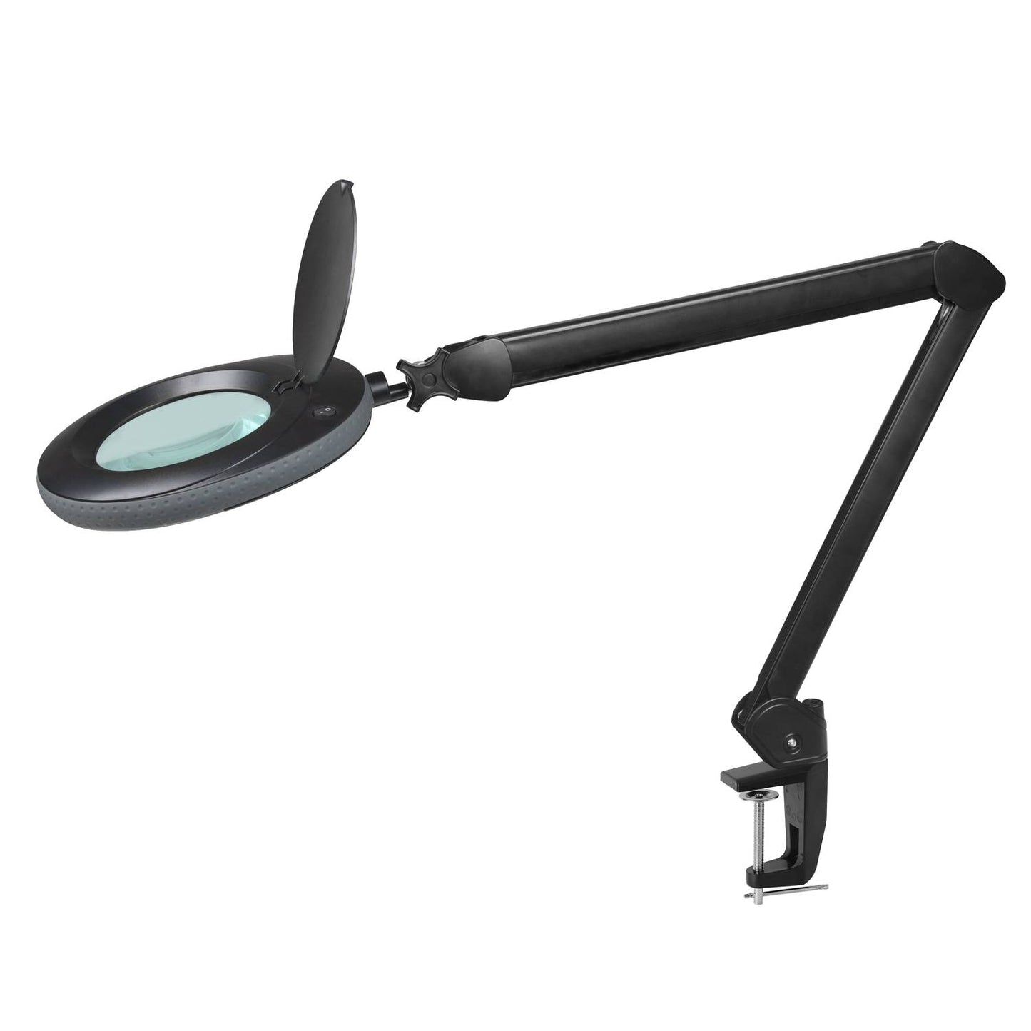 Lumeno 7213/15/18GR lampe loupe/lampe de travail 96 LEDs, protection en caoutchouc coloré