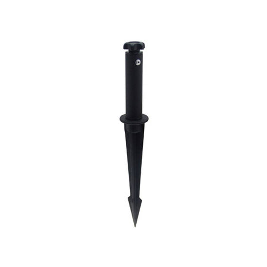 Set de piquets de sol Ledino pour un spot LED en noir, 10 cm de haut