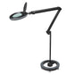 Lumeno 7213/15/18GR lampe loupe/lampe de travail 96 LEDs, protection en caoutchouc coloré