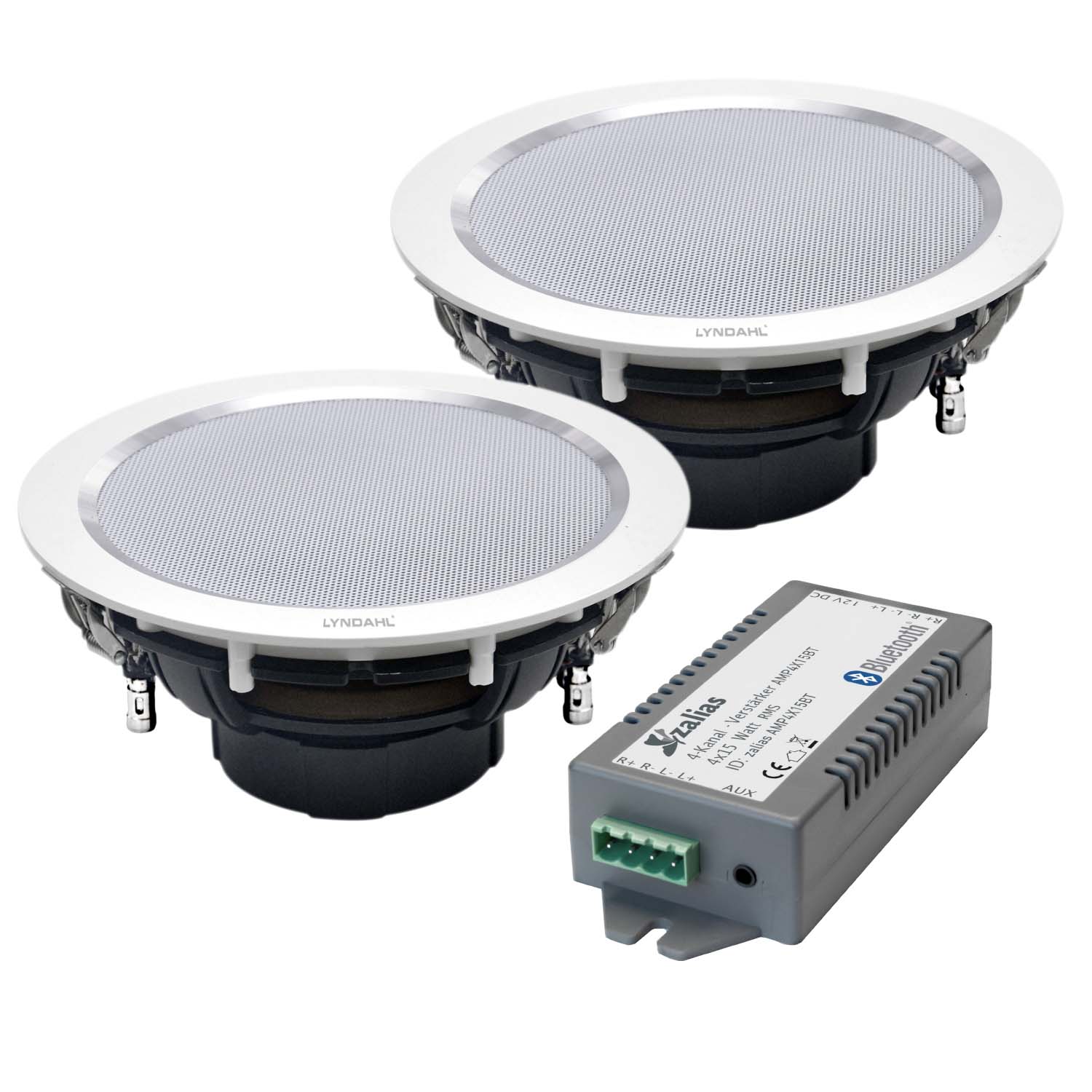 Lyndahl CS195ST Stereo-Einbaulautsprecher mit Bluetooth-Verstärker