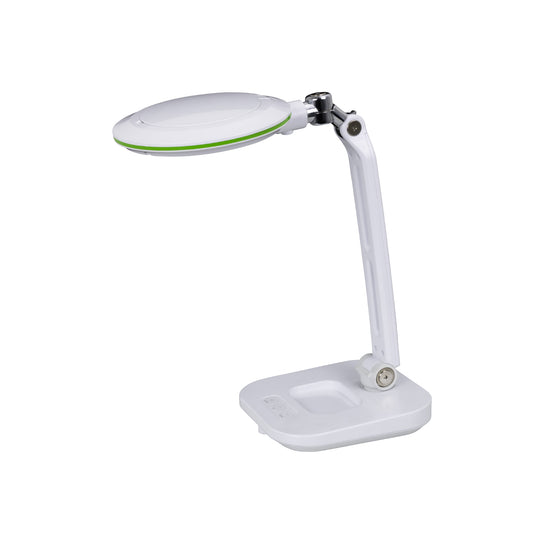 Lampe loupe de table Lumeno Lambda S avec 3 dpt, gradable en continu