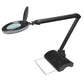 Lumeno 7213/15/18GR lampe loupe/lampe de travail 96 LEDs, protection en caoutchouc coloré