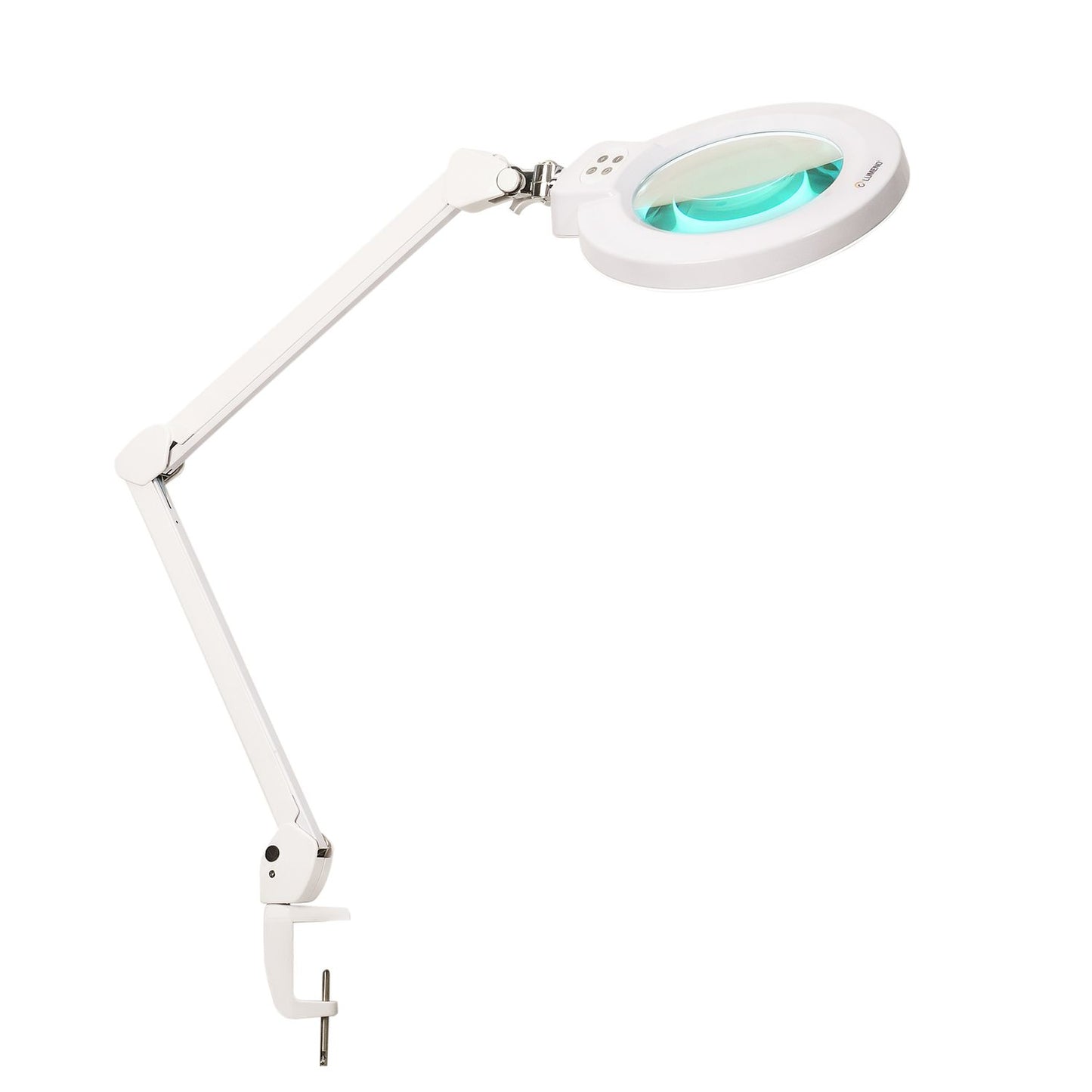 Lampe loupe LED Lumeno 824XPRO dimmable avec circuit segmenté et boîtier métallique
