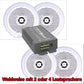 Ensemble d'enceintes LYNDAHL, CS200BT-AMP et CS180IP, avec 2 ou 4 enceintes