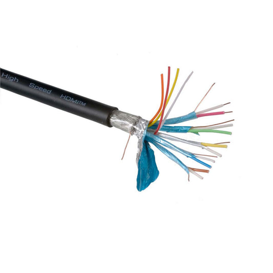 Câble Lyndahl HDMI 2.0 sans halogène, vendu au mètre AWG 24, rouleau de 100 m