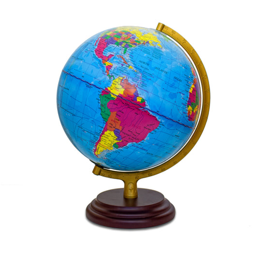 Magellan Cimbria globe lumineux 25 cm, image carte politique