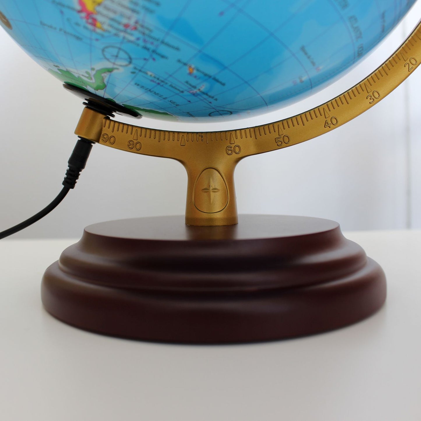 Magellan Cimbria globe lumineux 25 cm, image carte politique