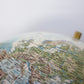 Magellan Vasa Globe 32cm montage moderne sans méridien avec socle en bois